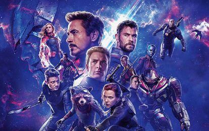 A poster for ‘Endgame’ (2019), the last installment of the ‘Avengers’ series. 
