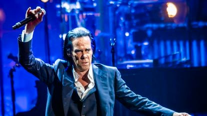 Nick Cave during a concert last week in Verona, Italy.