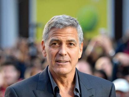 George Clooney attends the premiere of "Suburbicon" in Toronto.