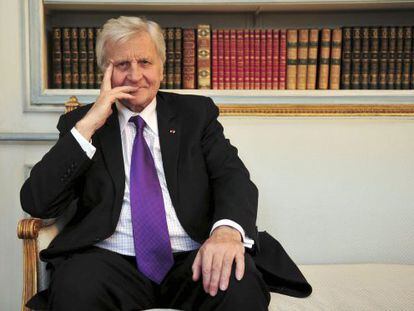 Jean-Claude Trichet, en su oficina en el Banco de Francia.