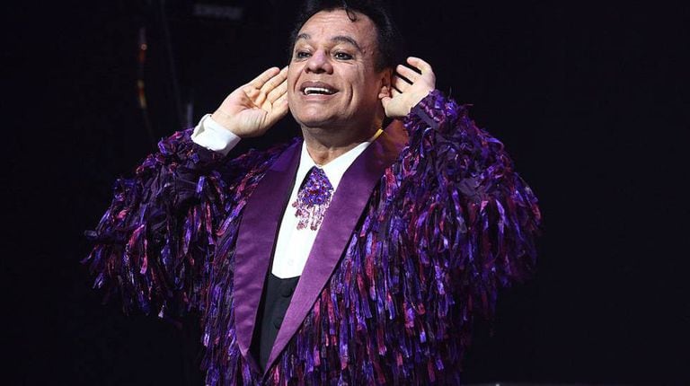 Juan Gabriel at a concert in L.A. in September 2014.