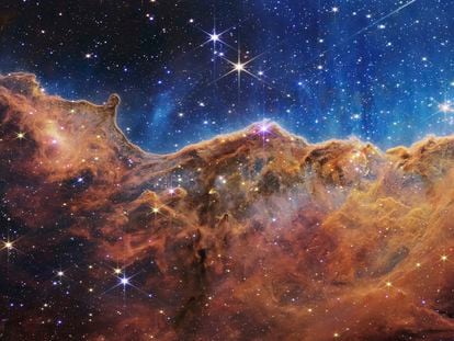 The star-forming region called NGC 3324 in the Carina Nebula.