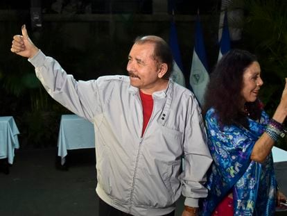 President Daniel Ortega and his wife, Vice President Rosario Murillo.