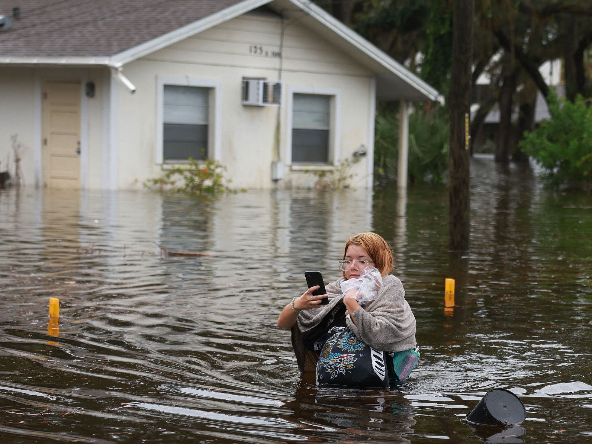 Tropical Storm Idalia leaves shredded homes, roads blocked with powerlines  in Florida and Georgia