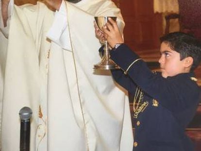 Image from Rubén's communion.