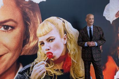 John Waters at the ‘Pope of Trash’ exhibition at the Academy Museum of Motion Pictures on September 14 in Los Angeles, California.