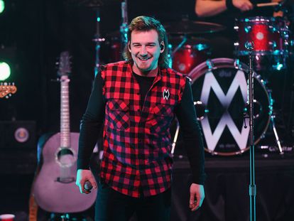 In this file photo taken on February 21, 2019, Morgan Wallen performs at Irving Plaza in New York City.