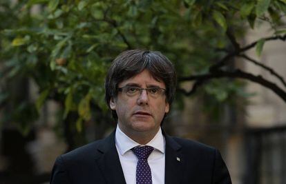 Catalan premier Carles Puigdemont has not backed down from his secession plans.