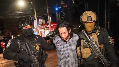 Eduardo Ramírez Tiburcio, alias El Chori, upon being arrested Monday in Azcapotzalco (Mexico City).