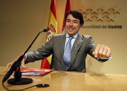 Former Madrid premier Ignacio González in a file photo.