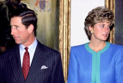 The Prince and Princess of Wales during a visit to Ottawa, in Canada, on October 29, 1991. 