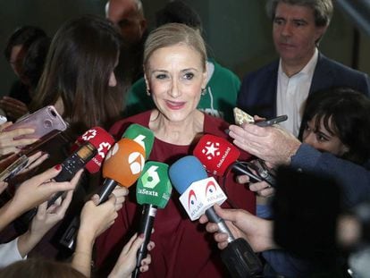 Madrid regional leader Cristina Cifuentes.