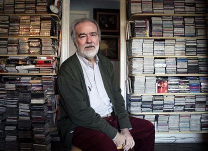 Film director Gonzalo Garc&iacute;a Pelayo, photographed during the interview at his home in Madrid.  