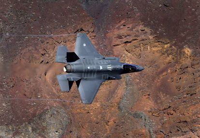 The F-35A Lightning II by Lockheed Martin.