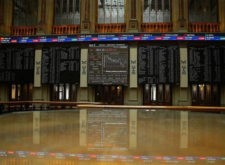 The Spanish stock exchange.