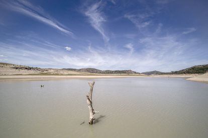 Entrepeñas reservoir in the Castilla–La Mancha region.