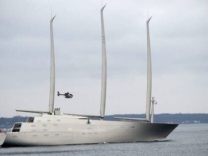 'Sailing Yatch A' in Danish waters.
