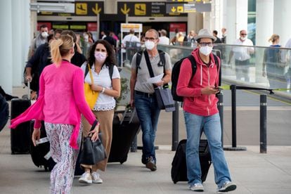 Aeropuerto España en pandemia por Coronavirus