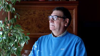 Carlos Róspide, a cancer patient, at his home in Aranjuez, Spain.