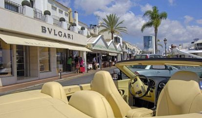 Puerto Banús in Marbella is a magnet for luxury brands in Spain.