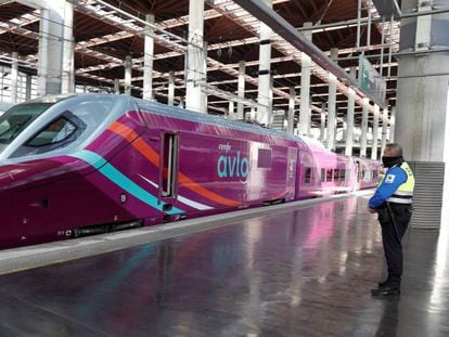 Renfe‘s low-cost high-speed AVLO train.