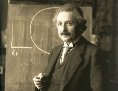 Einstein in Vienna in 1921. Few people understood the lectures he gave in Madrid and Barcelona.