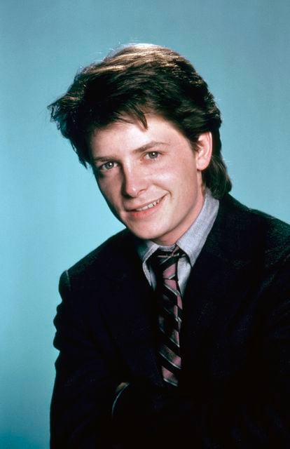 Michael J. Fox in 'Family Ties,' the television sitcom that made him a household name in the 1980s.