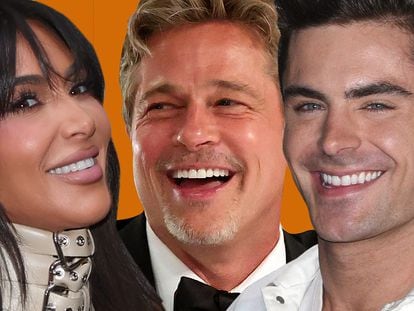 Kim Kardashian, Brad Pitt and Zac Efron sport Hollywood-defined dentition.