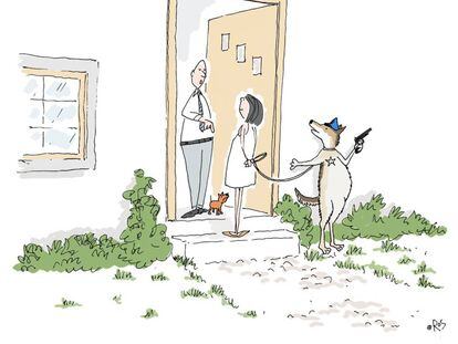 “I should warn you, my dog has a bad temperament.”