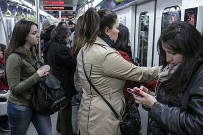 Women riding on the Buenos Aires subway often deal with harassment.