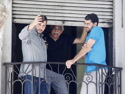 Three former Guantanamo inmates in Montevideo after their release