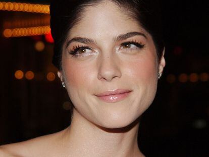 Selma Blair at the premiere for 'Hellboy' in Los Angeles.