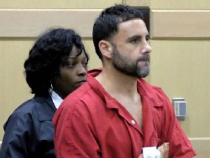 Pablo Ibar in a Florida courtroom.