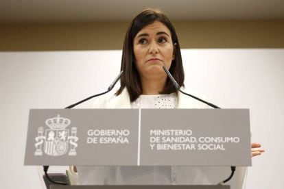 Spanish Health Minister Carmen Montón.