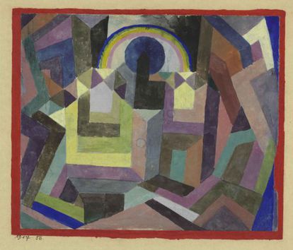 With Rainbow, by Paul Klee.