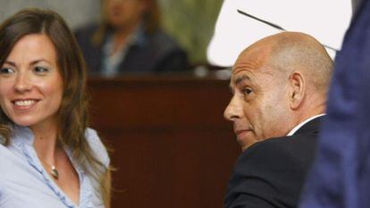 Fernando Torres Baena and his wife, Mar&iacute;a Jos&eacute; Gonz&aacute;lez Pe&ntilde;a, two of the four accused in so-called &quot;Karate case.&quot; 