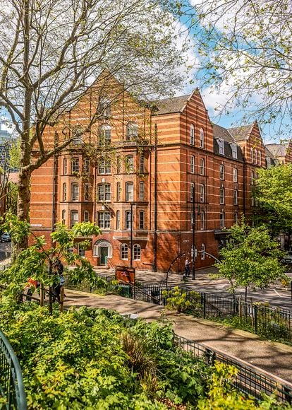 Boundary Estate in London. Built in 1900, it was a pioneering structure in public housing. 

