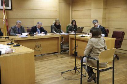 Alba Gonz&aacute;lez Camacho in court on Tuesday. 
