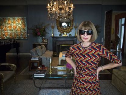 Anna Wintour, the editor of the US edition of ‘Vogue.’