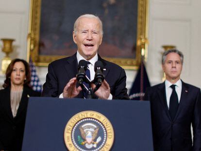 U.S. President Joe Biden, at the White House in Washington, October 10, 2023.