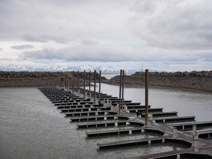 The marina on Antelope Island has been in disuse for about a decade.