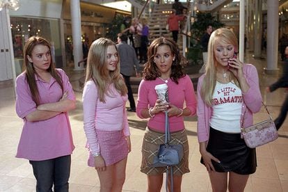The leading quartet of the original 'Mean Girls' (2004).
