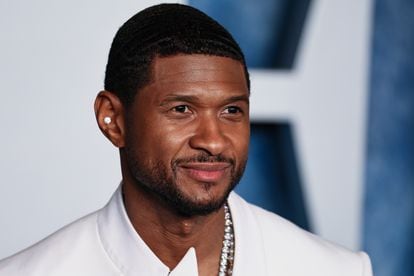 Usher, at the Oscars after-party hosted by 'Vanity Fair' on March 12, 2023 in Beverly Hills, California.