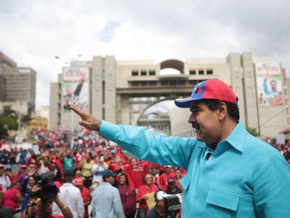 Venezuela's President Nicolás Maduro announces the state of emergency on Friday.