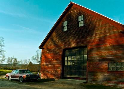Barn protection associations promote restoration and repurposing like this one transformed into a car repair workshop.